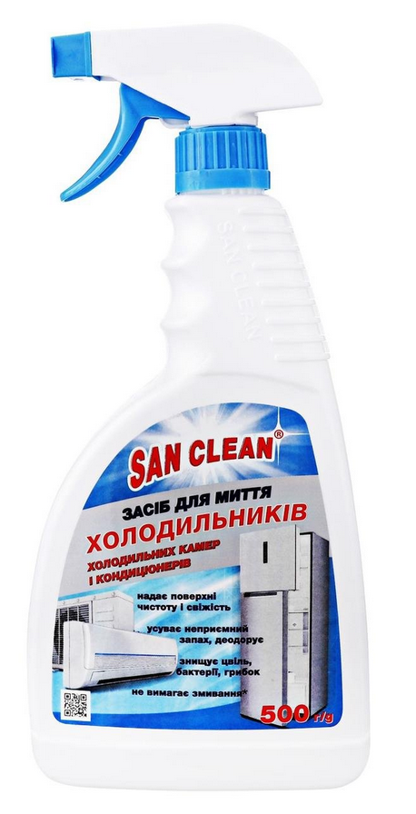 SAN CLEAN Засіб для чищення для холодильників та кондиціонерів 500г